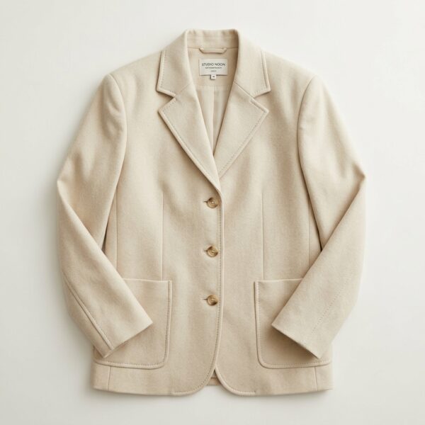 Oversized Cotton Boyfriend Blazer