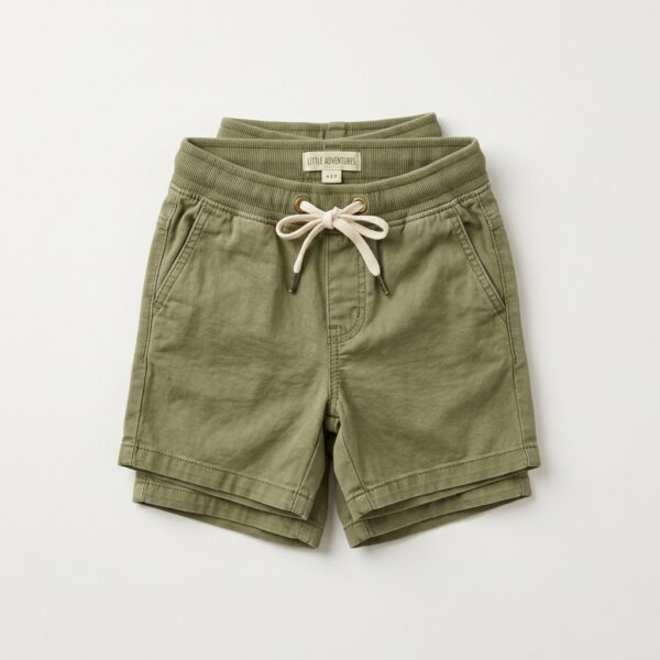 Soft Linen Elastic Shorts