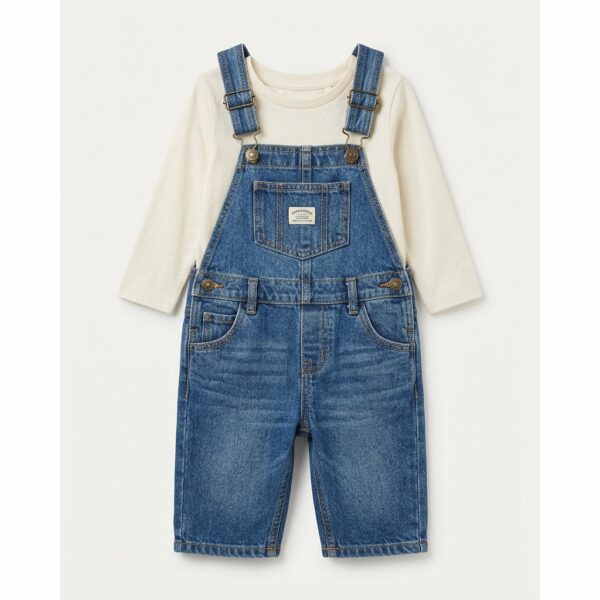 Little Explorer Denim Dungarees