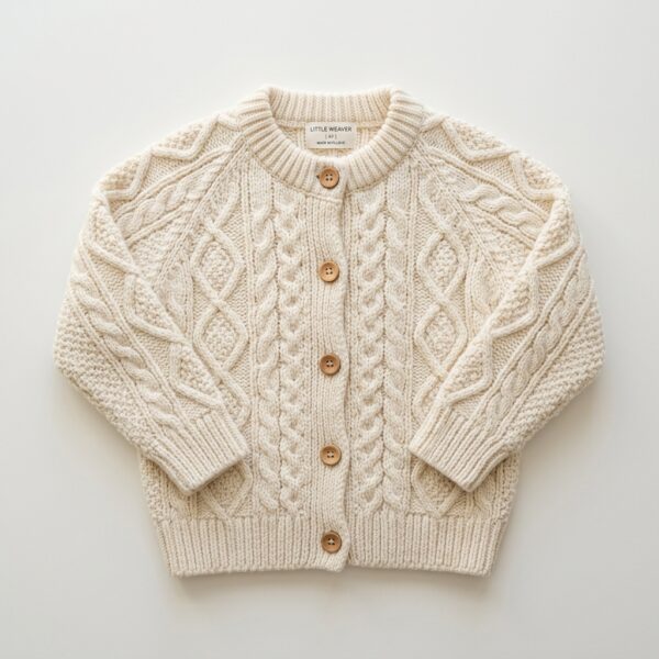 Chunky Knit Cotton Cardigan
