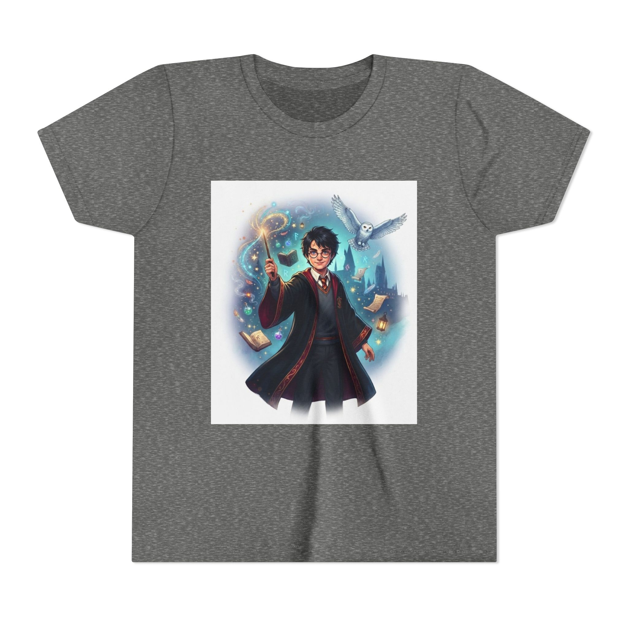 Magical Young Wizard Adventure | Fantasy Kids Graphic T-Shirt - Image 5