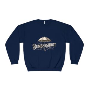 BUMBERSHOOT Vintage Umbrella Sweatshirt – Funny Word Graphic Unisex Crewneck Pullover