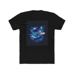 **Galactic Explorer Unisex T-Shirt | Retro Futuristic Space Adventure Graphic Tee**