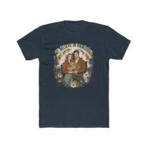 We Believe in Narcissism? | Vintage Narcissus Couple Graphic T-Shirt