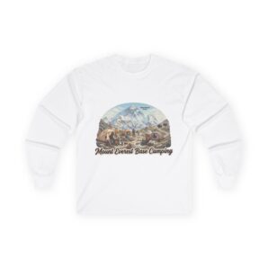 Mount Everest Base Camping Unisex T-Shirt | Himalayan Summer Adventure Graphic Tee