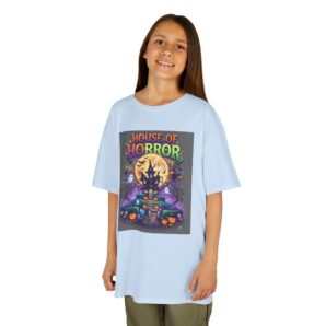 Halloween Cute Kids T-Shirt | Adorable Ghost, Pumpkin & Bat Halloween Graphic Tee | Fun Halloween Shirt for Boys & Girls
