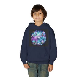 ABRACADABRA Magical Spell Aura Kids Sweatshirt | Enchanted Fantasy Wizard Graphic Tee