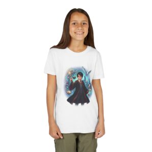 Magical Young Wizard Adventure | Fantasy Kids Graphic T-Shirt