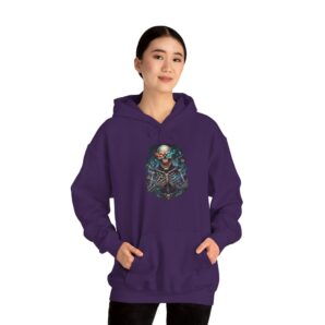 Nightmare Skeleton Halloween Unisex Hoodie – Spooky Gothic Horror Graphic Pullover